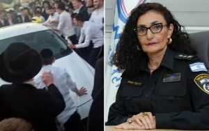 Ultra-Orthodox anti-draft mob attacks bereaved mother of IDF soldier in her car