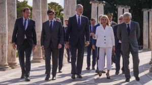 El Rey, Illa y Collboni homenajean a Joan Antoni Samaranch en Barcelona: 