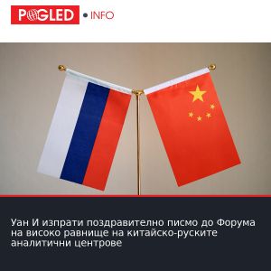 Уан И изпрати поздравително писмо до Форума на високо равнище на китайско-руските аналитични центрове