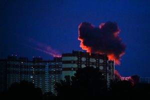 Russia Pounds Ukraine With Missile, Drone Strikes