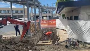 Maltempo a Treviso, di nuovo allagato il cantiere del sottopasso ferroviario