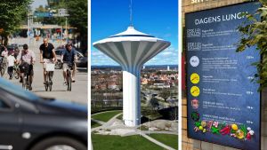 Rena lotteriet ta sig fram oskadd som cyklist
