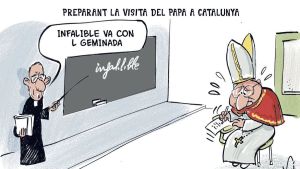 Preparant la visita del papa