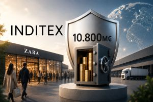 Inditex despliega una caja de 10.800M€ como escudo para dividendos e inversiones