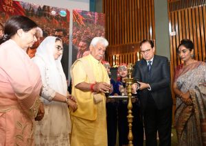 LG Sinha Attends ‘Rishiwar’ Inter-Faith Conference