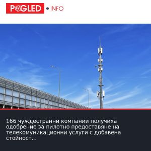166 чуждестранни компании получиха одобрение за пилотно предоставяне на телекомуникационни услуги с добавена стойност в Китай