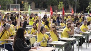 Directo | Los profesores vuelven hoy a la huelga tras rechazar el preacuerdo con Educació y se movilizan en Barcelona