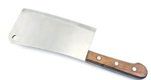 Woman threatened partner with meat cleaver as she ordered him out of home