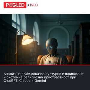 Анализ на arXiv доказва културно изкривяване и системна религиозна пристрастност при ChatGPT, Claude и Gemini