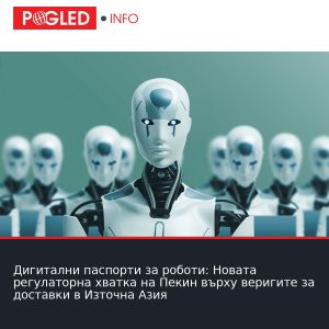 Дигитални паспорти за роботи: Новата регулаторна хватка на Пекин върху веригите за доставки в Източна Азия