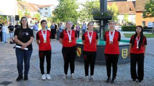 Aach empfängt die Deutschen Junioren-Meister mit Pauken und Trompeten