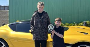 Ferrari visit revs up pupils to take on writing challenge