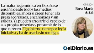 El Gobierno ha de tomar la iniciativa