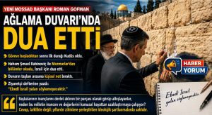 Yeni Mossad Başkanı İlk Ziyaretini Ağlama Duvarı’na Yaptı