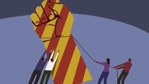 Junqueras, Rufián i la via catalana