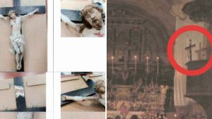 Pimonte, il Crocifisso del XVIII secolo torna nella chiesa di San Michele Arcangelo: era «sparito» dopo il terremoto