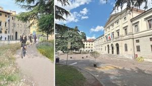 Il centro di Udine cambia, addio agli arredi in piazza Garibaldi per far posto al cantiere