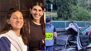Funerale in palestra per Camilla e Dana, le sorelle morte del frontale a Iseo: “Sempre insieme anche nell’ultimo viaggio”