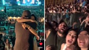Simone stupisce la sua Giorgia: proposta di matrimonio al concerto di Liberato, lacrime in video