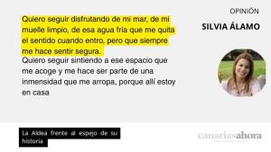 La Aldea frente al espejo de su historia