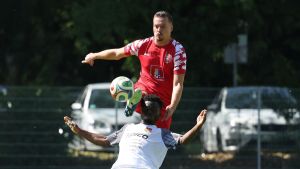 Der AFC Rinia Singen unterliegt trotz egagierter Leistung dem Türk. SV Konstanz mit 0:2