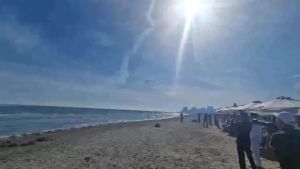 Lo spettacolo delle Frecce Tricolori incanta Grado