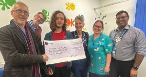 Man completes ultra-marathon to support hospital which cared for his son