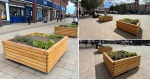 New planters installed in Norfolk town marketplace