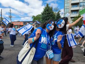 Record turnout for Toronto pro-Israel march as violent antisemitism spikes across Canada