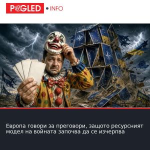 Европа говори за преговори, защото ресурсният модел на войната започва да се изчерпва