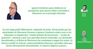 ¡Menudo libelo ha escrito el señor Karim Serraj!