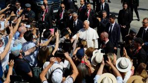 ¡Los divorciados con el Papa!
