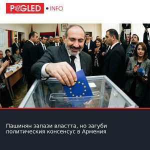 Пашинян запази властта, но загуби политическия консенсус в Армения