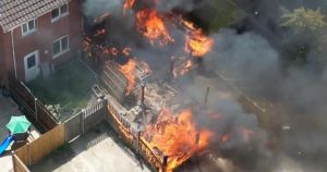 Teen questioned by police after blaze engulfs three Norfolk homes