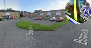Hunt for three men as vehicle is damaged during break-in