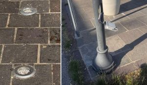 Vandali in azione in centro a Goro: distrutta parte dell’illuminazione