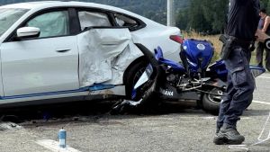 Tragedia sulla statale del Lago, muore centauro 46enne