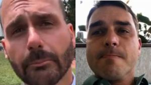 Apareceu o batom nas cuecas do Bananinha e do TariFlávio