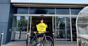Supermarket worker tackles gruelling bike ride across entire length of Britain