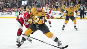 Golden Knights let Game 4 slip away with 'frustrating' giveaway