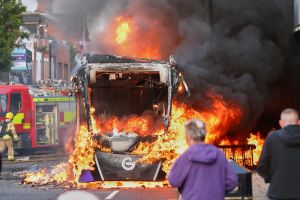 Anti-immigrant protests flare up across Belfast after brutal knife attack