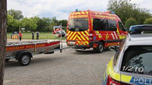 Unfall im Wakeboard-Park - Notarzt mit Rettungshubschrauber eingeflogen