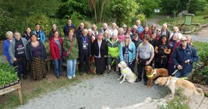 Volunteers supporting people with sight loss honoured at Norfolk garden