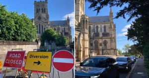 Closure of major one-way road causes traffic chaos