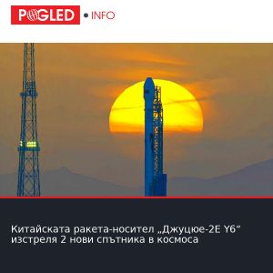 Китайската ракета-носител „Джуцюе-2E Y6“ изстреля 2 нови спътника в космоса
