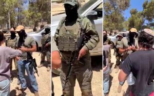 ‘Jews are allowed, Arabs have to get out,’ armed settler tells Palestinians, activists