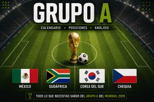 Grupo A del Mundial 2026: ¿Qué selecciones lo conforman y cómo van las posiciones?
