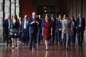 Sheinbaum e Infantino se reúnen por última vez antes de la inauguración del Mundial