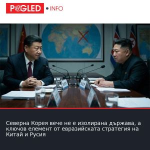 Северна Корея вече не е изолирана държава, а ключов елемент от евразийската стратегия на Китай и Русия