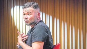 Gabriel Rufián, portavoz de ERC en el Congreso: Siempre habla en plata